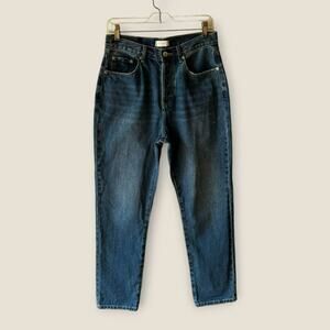 Meshki Dark Blue Straight Leg Jeans